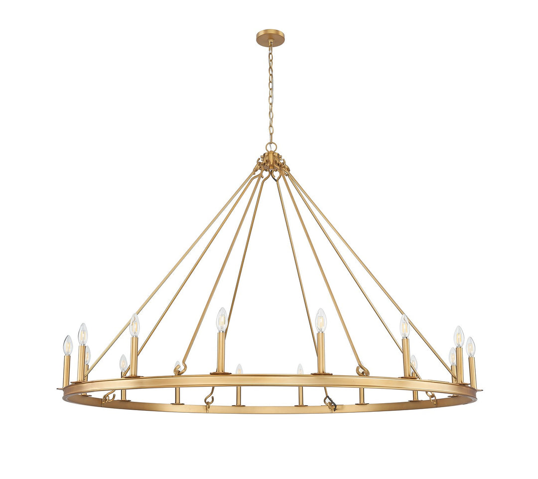 Z-Lite Canada - 482R-16RB - 16 Light Chandelier - Barclay - Rubbed Brass