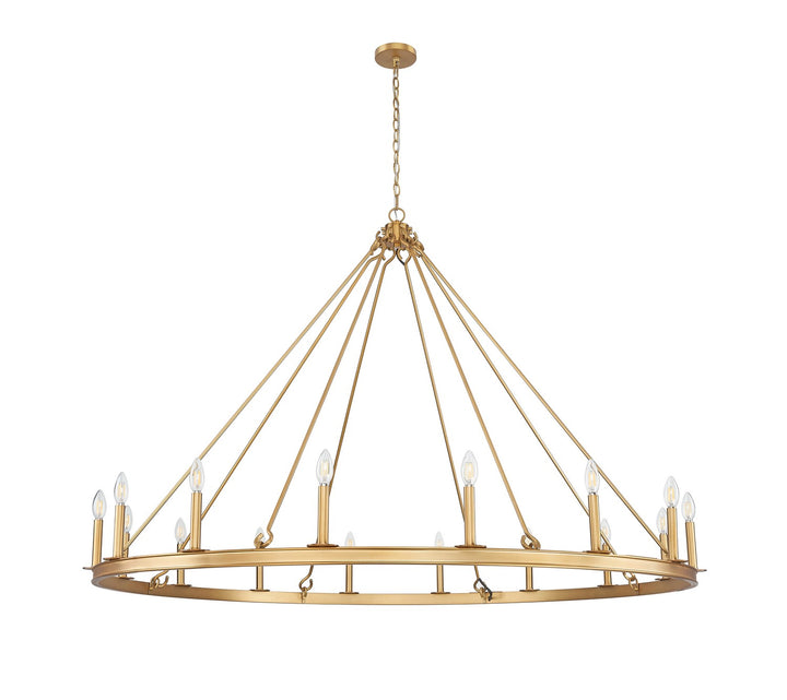 Z-Lite Canada - 482R-16RB - 16 Light Chandelier - Barclay - Rubbed Brass