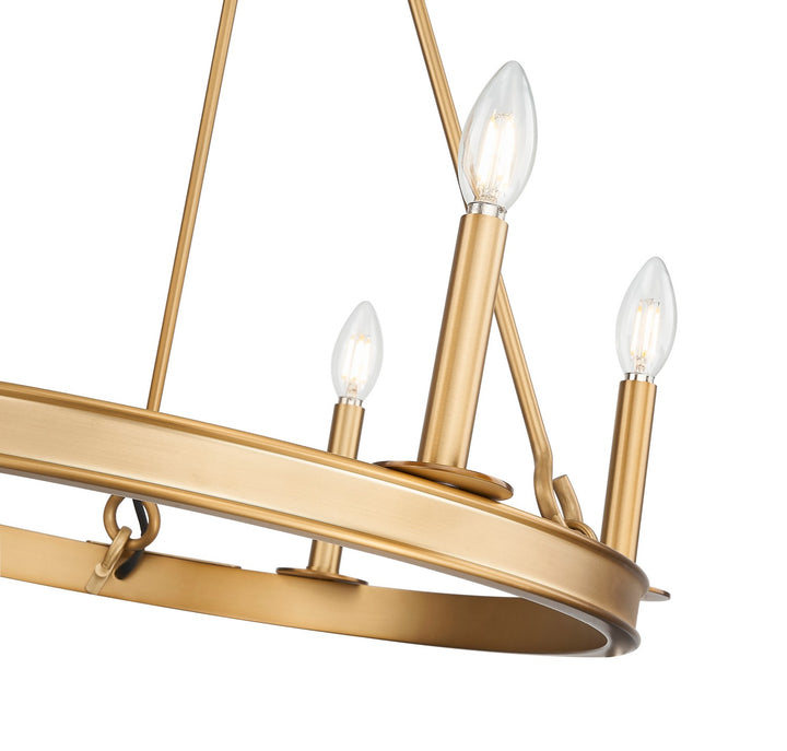 Z-Lite Canada - 482R-6RB - Six Light Chandelier - Barclay - Rubbed Brass
