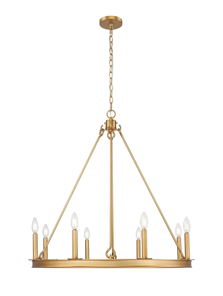 Z-Lite Canada - 482R-8RB - Eight Light Chandelier - Barclay - Rubbed Brass