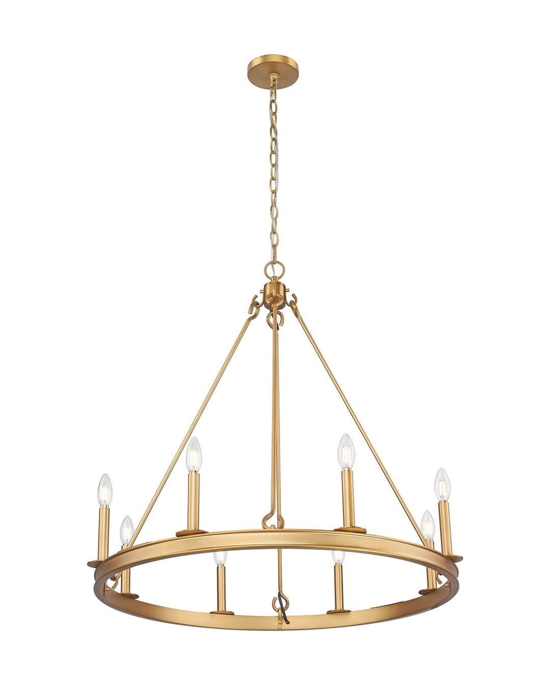 Z-Lite Canada - 482R-8RB - Eight Light Chandelier - Barclay - Rubbed Brass