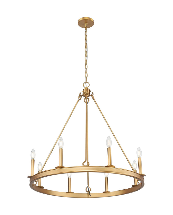 Z-Lite Canada - 482R-8RB - Eight Light Chandelier - Barclay - Rubbed Brass
