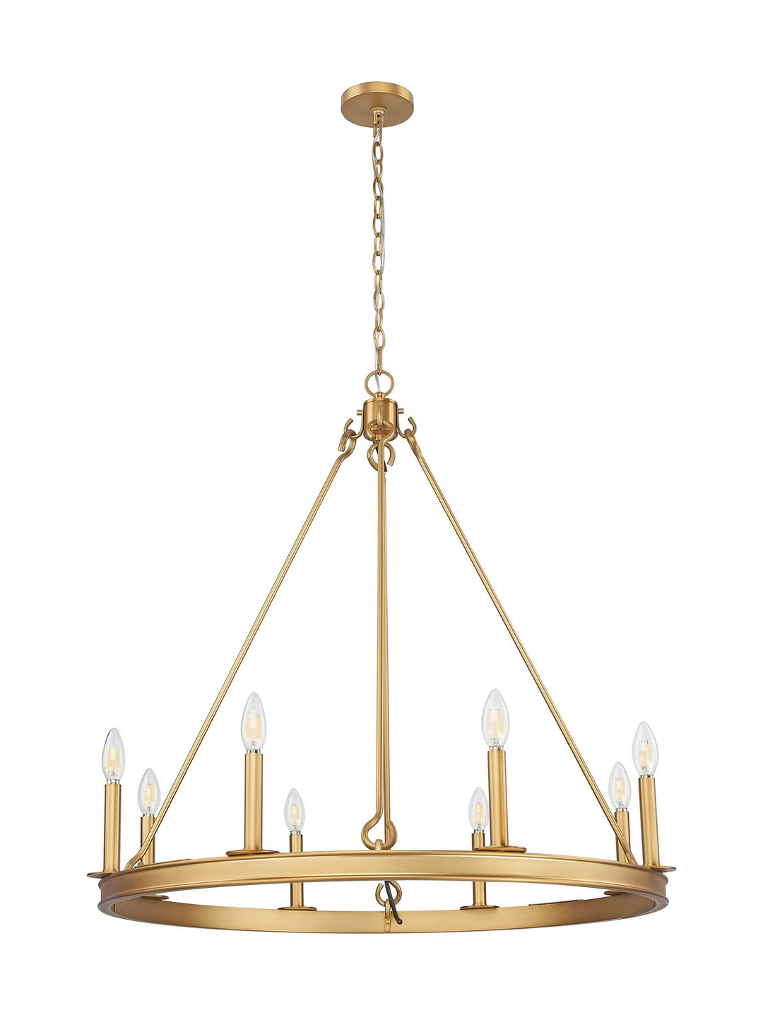 Z-Lite Canada - 482R-8RB - Eight Light Chandelier - Barclay - Rubbed Brass