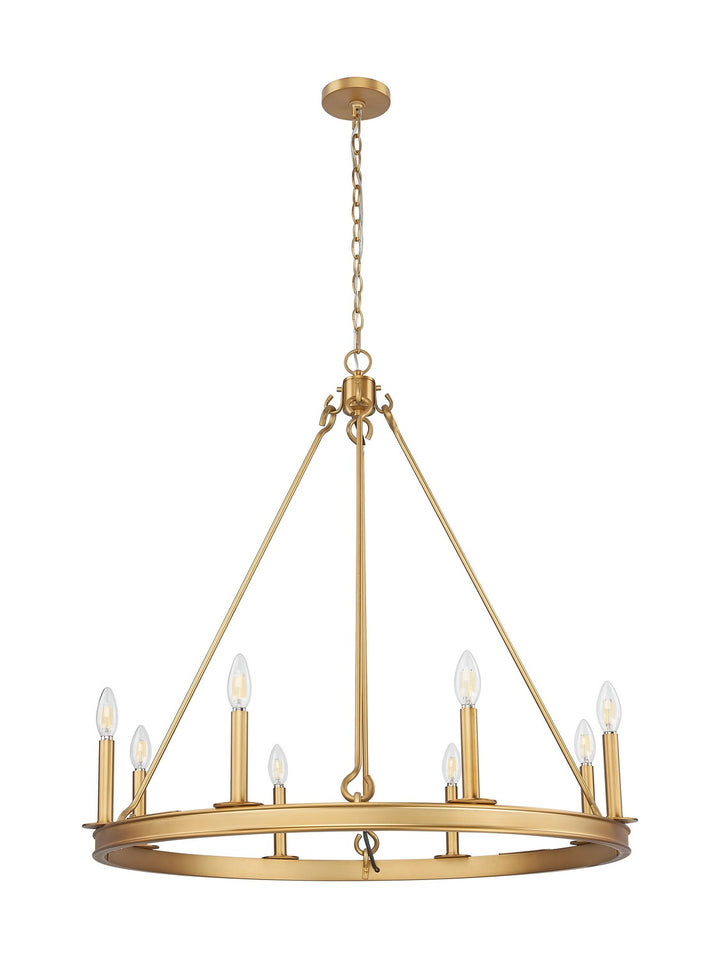Z-Lite Canada - 482R-8RB - Eight Light Chandelier - Barclay - Rubbed Brass