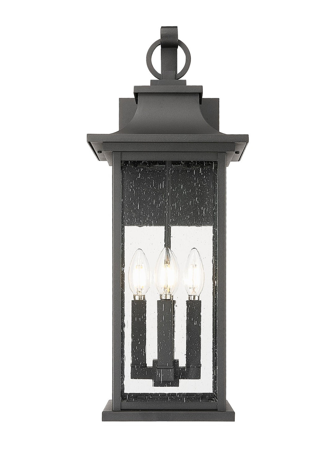 Z-Lite Canada - 5017B-BK - Four Light Outdoor Wall Light - Tiberius - Black