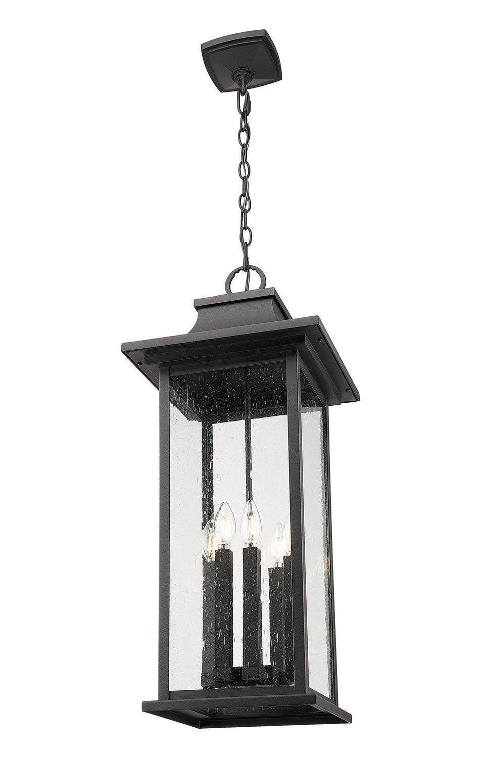 Z-Lite Canada - 5017CHXL-BK - Six Light Outdoor Chain Mount Ceiling Fixture - Tiberius - Black