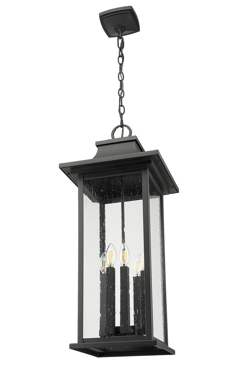 Z-Lite Canada - 5017CHXL-BK - Six Light Outdoor Chain Mount Ceiling Fixture - Tiberius - Black