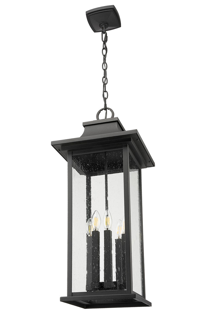 Z-Lite Canada - 5017CHXL-BK - Six Light Outdoor Chain Mount Ceiling Fixture - Tiberius - Black