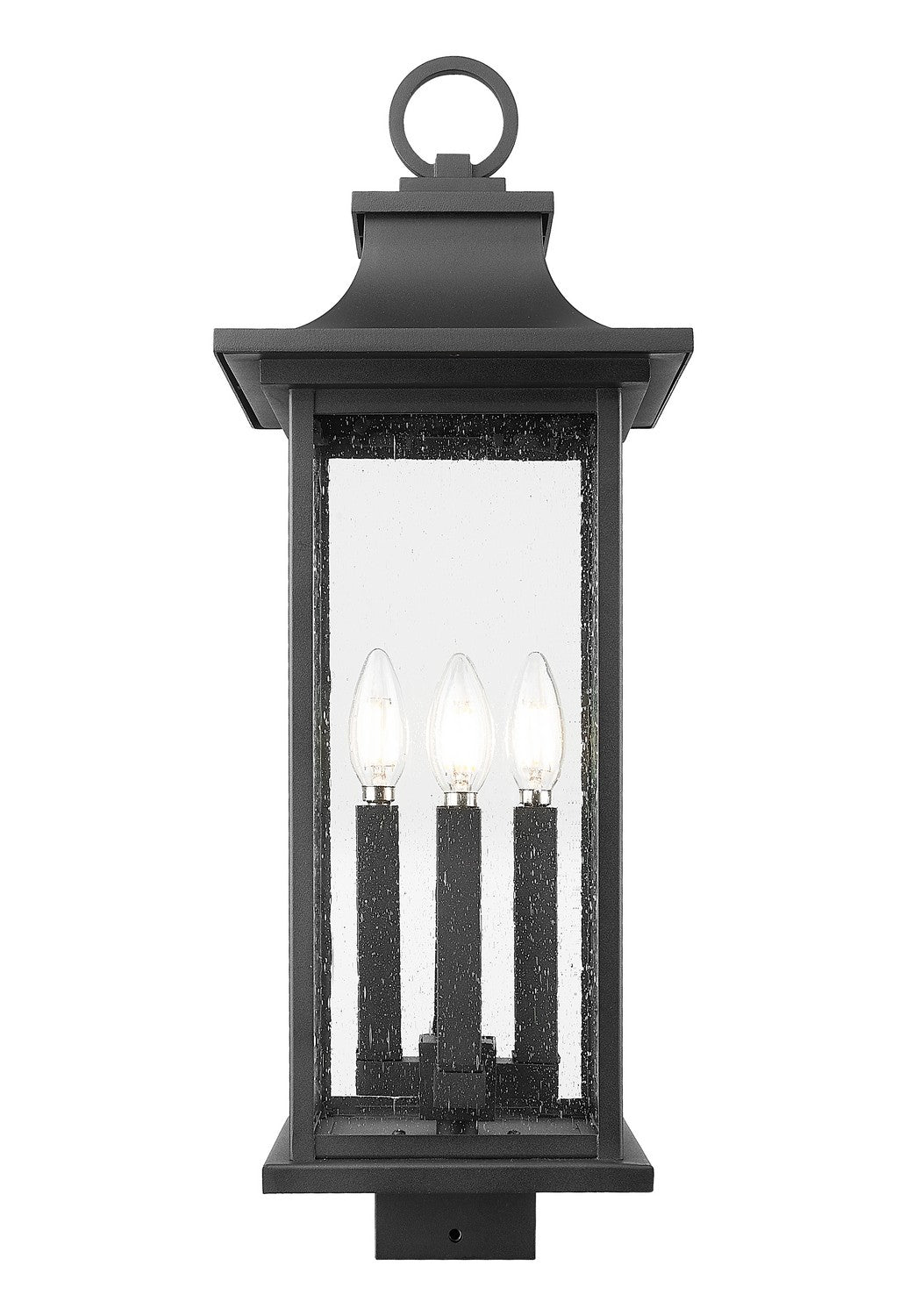Z-Lite Canada - 5017PHBS-BK - Four Light Outdoor Post Mount Fixture - Tiberius - Black