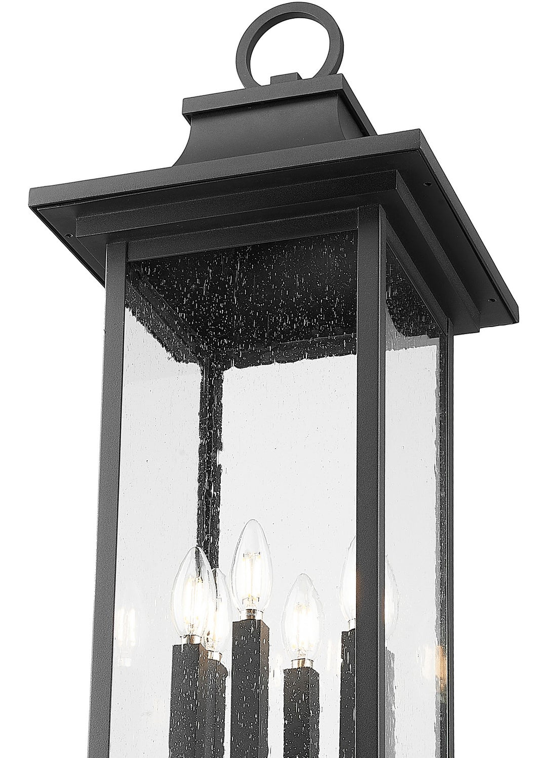 Z-Lite Canada - 5017PHXLR-5010P-BK - Six Light Outdoor Post Mounted Fixture - Tiberius - Black