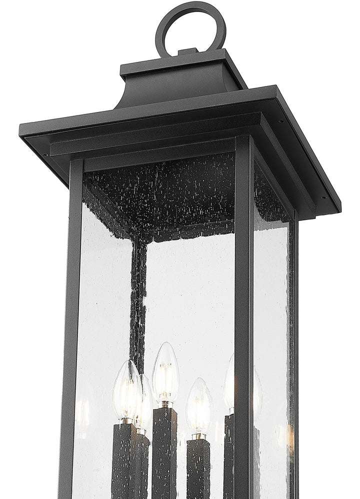 Z-Lite Canada - 5017PHXLR-5010P-BK - Six Light Outdoor Post Mounted Fixture - Tiberius - Black