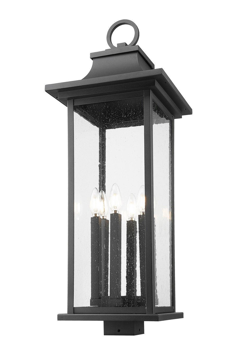 Z-Lite Canada - 5017PHXLS-BK - Six Light Outdoor Post Mount Fixture - Tiberius - Black