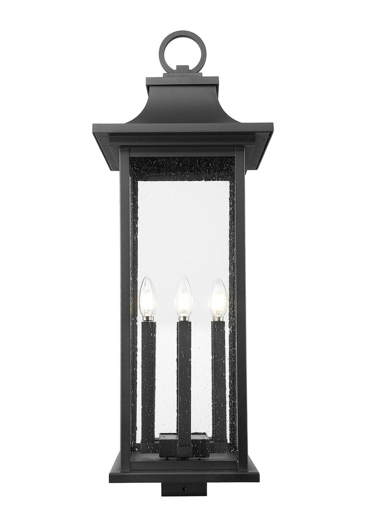 Z-Lite Canada - 5017PHXLS-BK - Six Light Outdoor Post Mount Fixture - Tiberius - Black