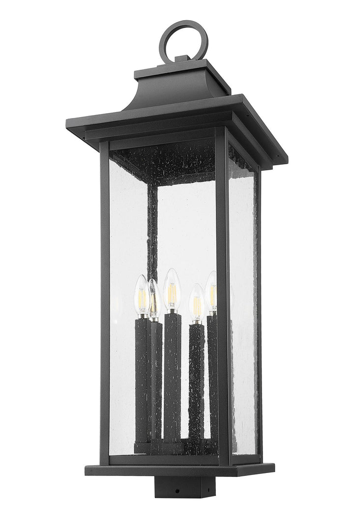 Z-Lite Canada - 5017PHXLS-BK - Six Light Outdoor Post Mount Fixture - Tiberius - Black