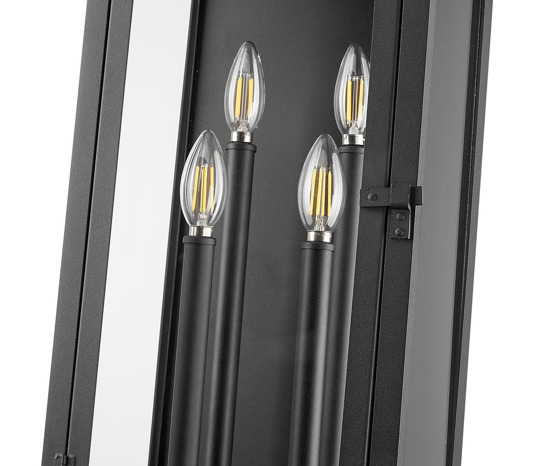 Z-Lite Canada - 5018B-BK - Four Light Outdoor Wall Light - Nova - Black