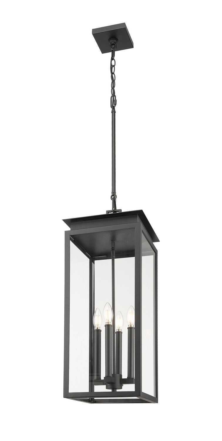 Z-Lite Canada - 5018CHB-BK - Four Light Outdoor Chain Mount Ceiling Fixture - Nova - Black