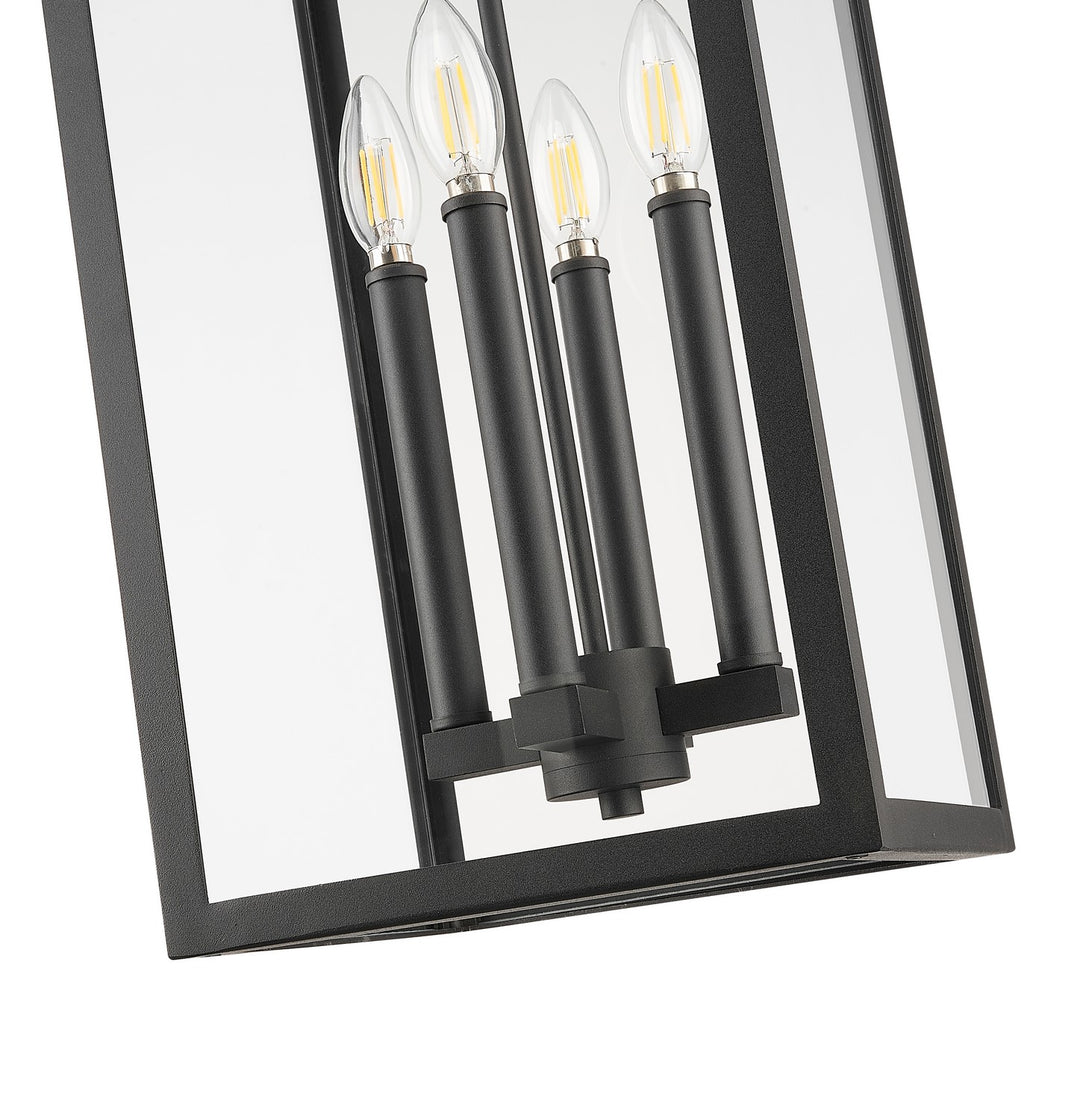 Z-Lite Canada - 5018CHB-BK - Four Light Outdoor Chain Mount Ceiling Fixture - Nova - Black
