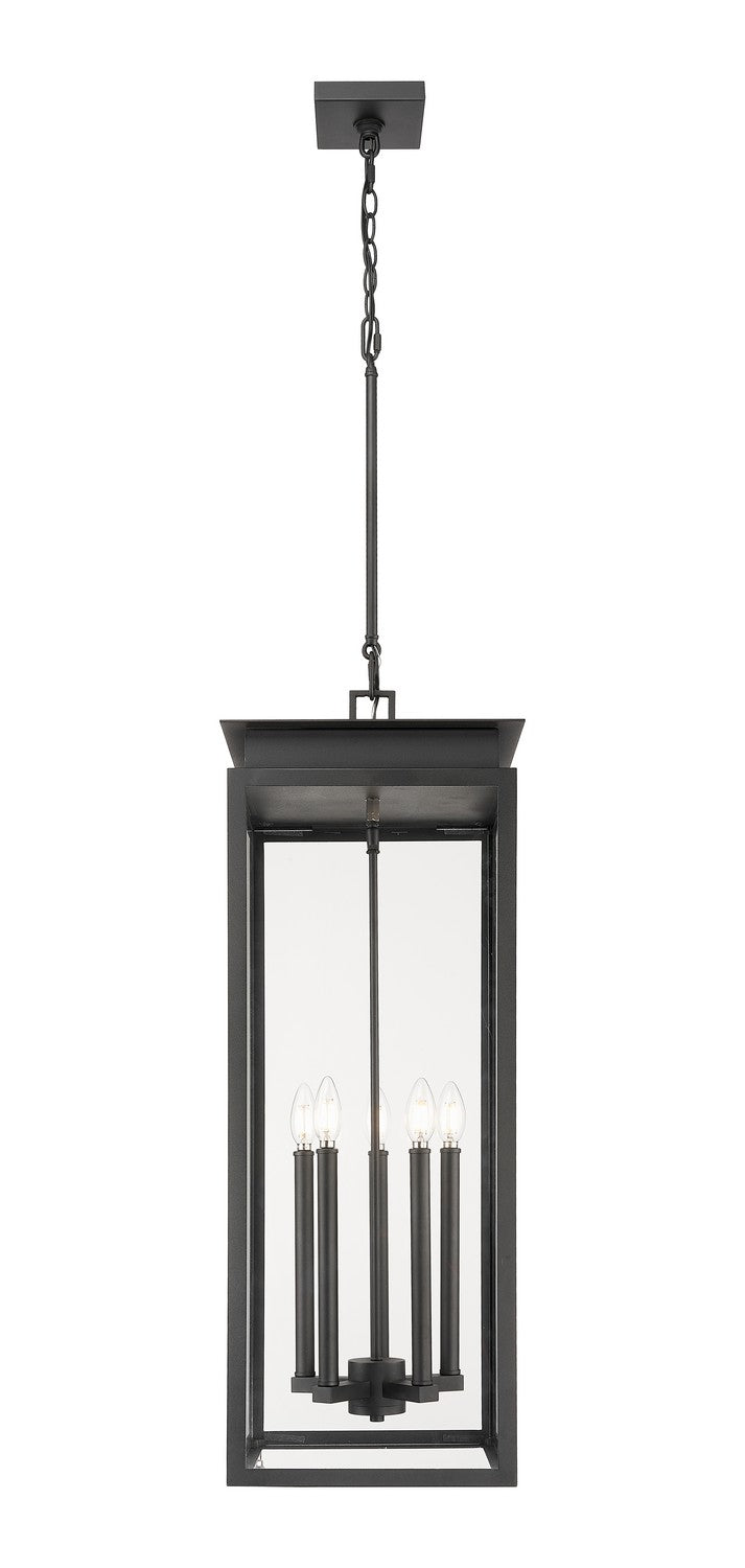 Z-Lite Canada - 5018CHXL-BK - Five Light Outdoor Chain Mount Ceiling Fixture - Nova - Black