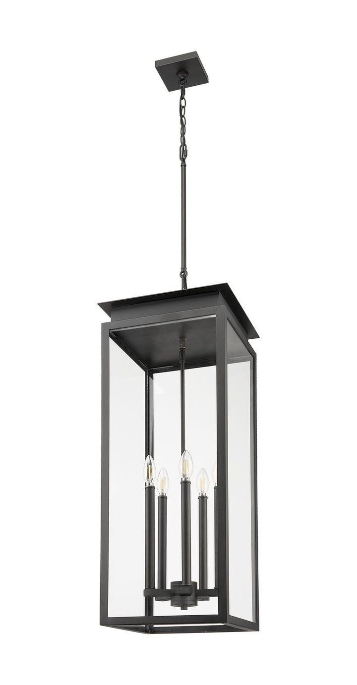 Z-Lite Canada - 5018CHXL-BK - Five Light Outdoor Chain Mount Ceiling Fixture - Nova - Black