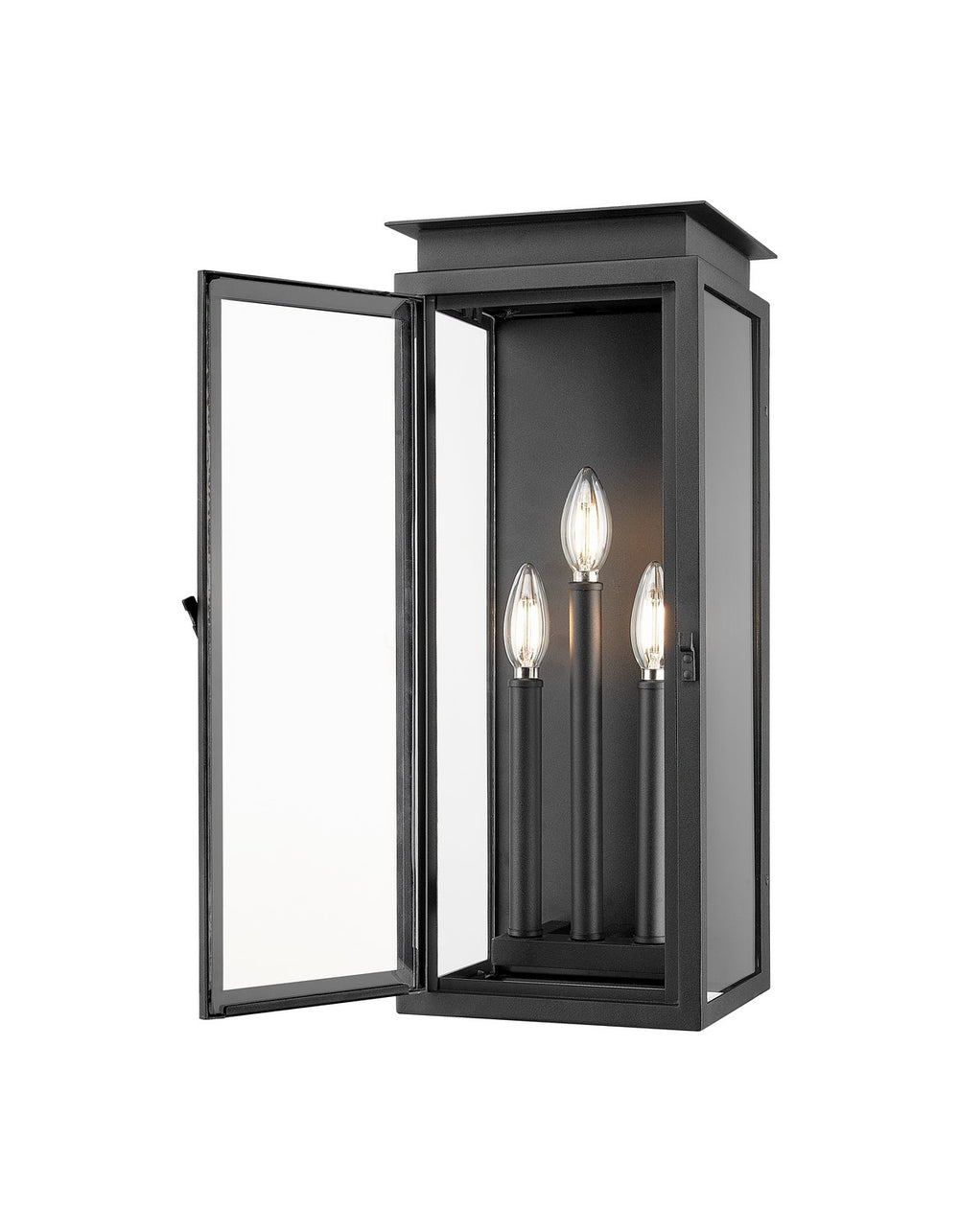 Z-Lite Canada - 5018M-BK - Three Light Outdoor Wall Light - Nova - Black