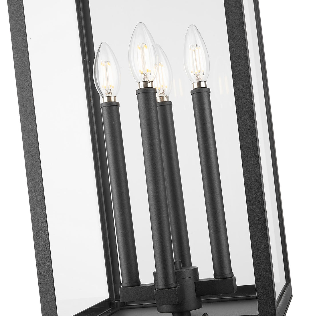Z-Lite Canada - 5018PHBR-533PM-BK - Four Light Outdoor Pier Mounted Fixture - Nova - Black