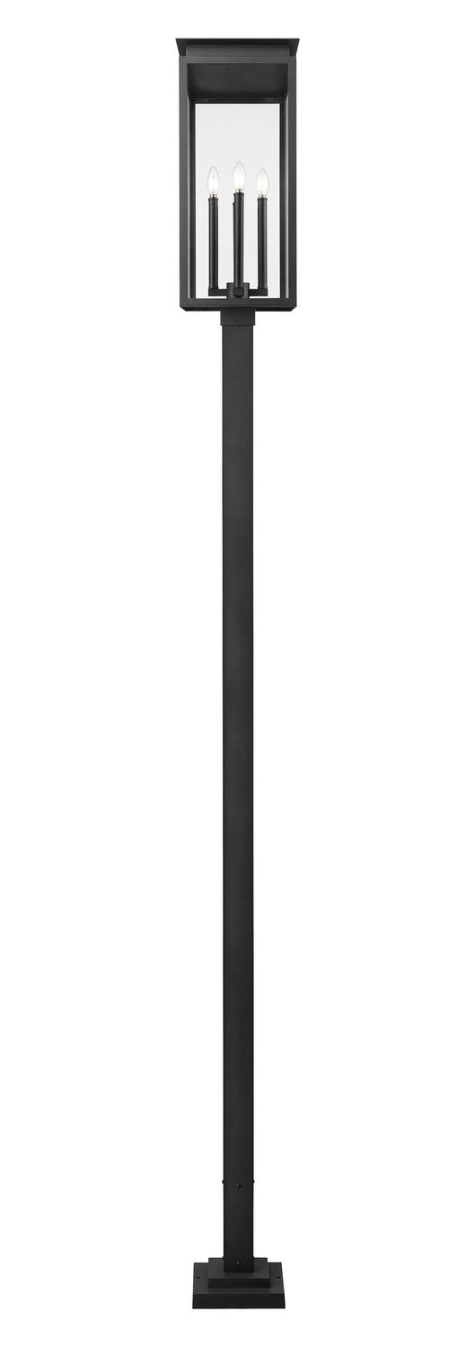 Z-Lite Canada - 5018PHBS-536P-BK - Four Light Outdoor Post Mounted Fixture - Nova - Black