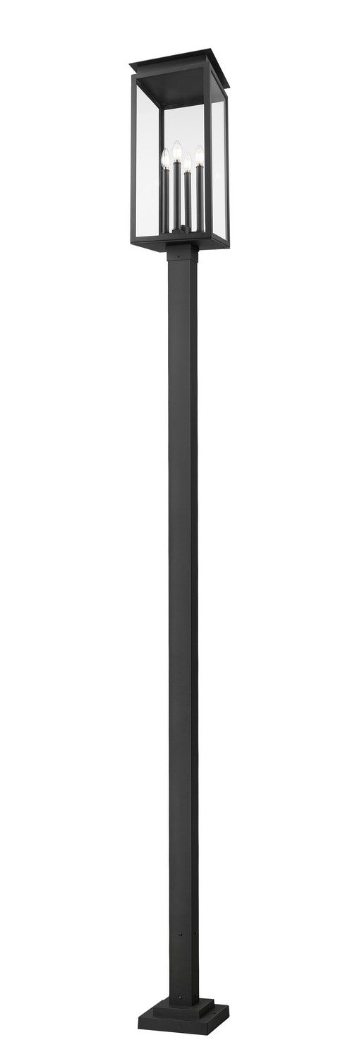 Z-Lite Canada - 5018PHBS-536P-BK - Four Light Outdoor Post Mounted Fixture - Nova - Black