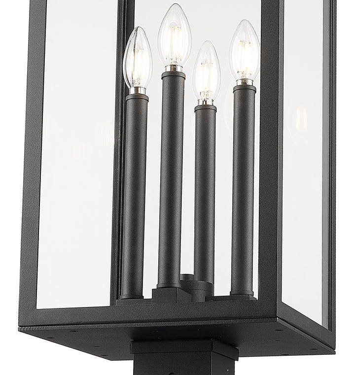 Z-Lite Canada - 5018PHBS-536P-BK - Four Light Outdoor Post Mounted Fixture - Nova - Black