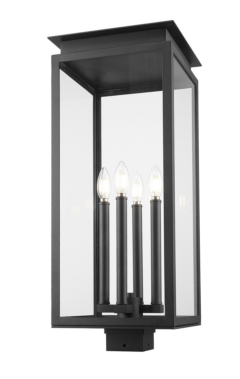 Z-Lite Canada - 5018PHBS-BK - Four Light Outdoor Post Mount Fixture - Nova - Black