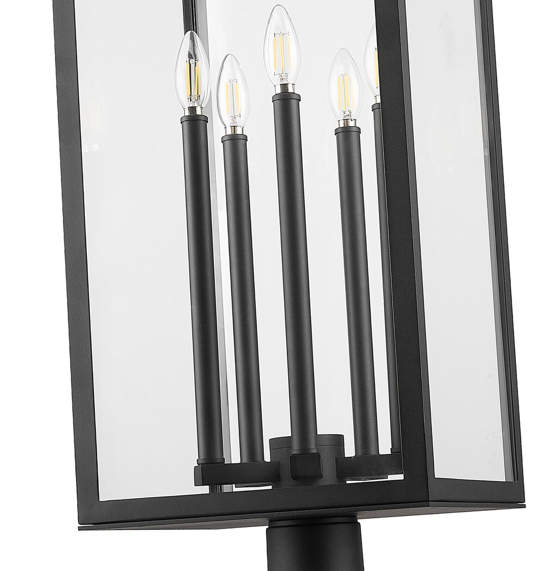 Z-Lite Canada - 5018PHXLR-5010P-BK - Five Light Outdoor Post Mounted Fixture - Nova - Black