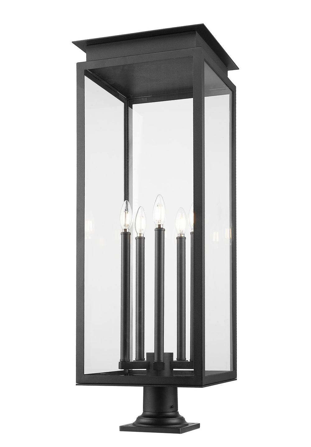 Z-Lite Canada - 5018PHXLR-533PM-BK - Five Light Outdoor Pier Mounted Fixture - Nova - Black