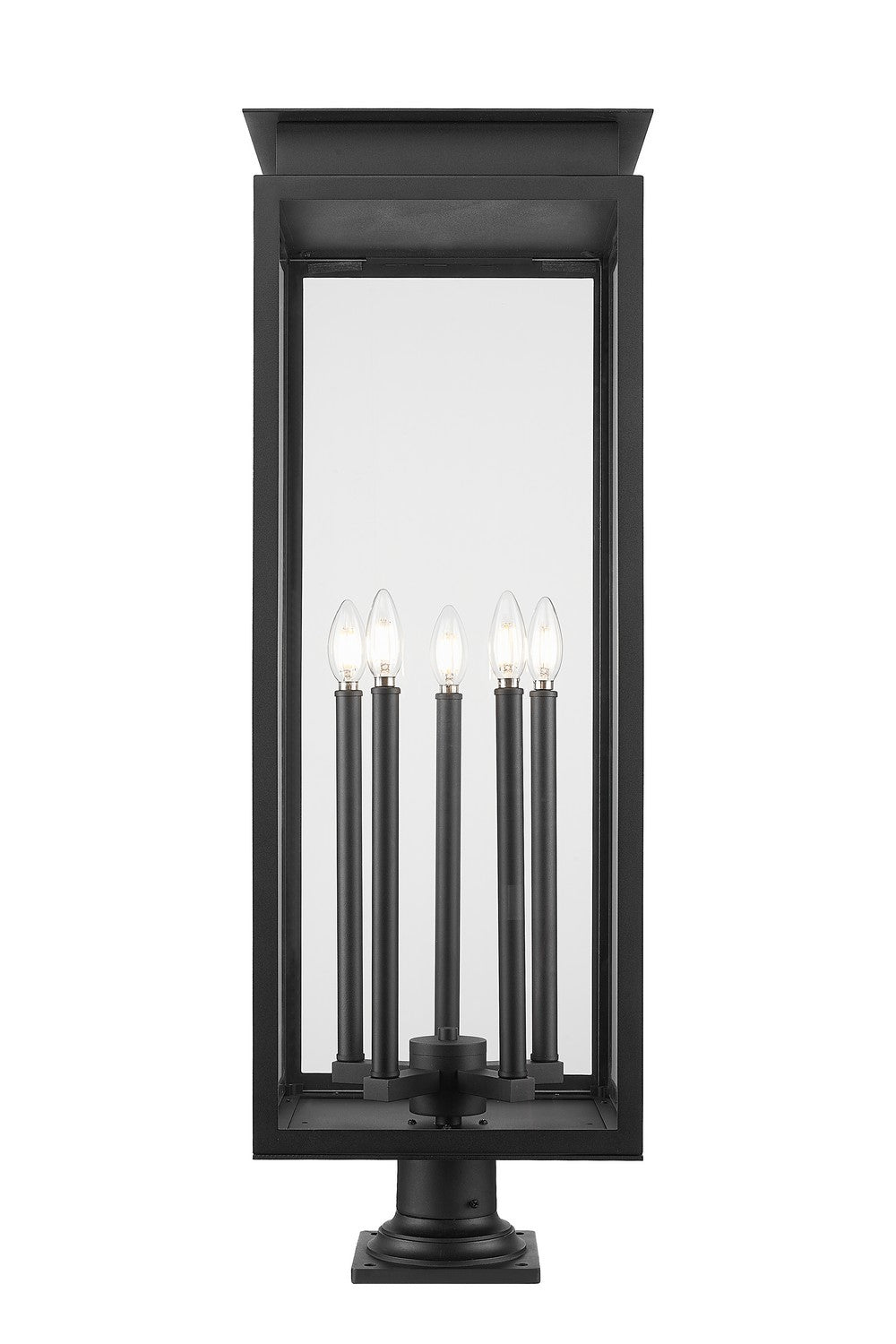 Z-Lite Canada - 5018PHXLR-533PM-BK - Five Light Outdoor Pier Mounted Fixture - Nova - Black