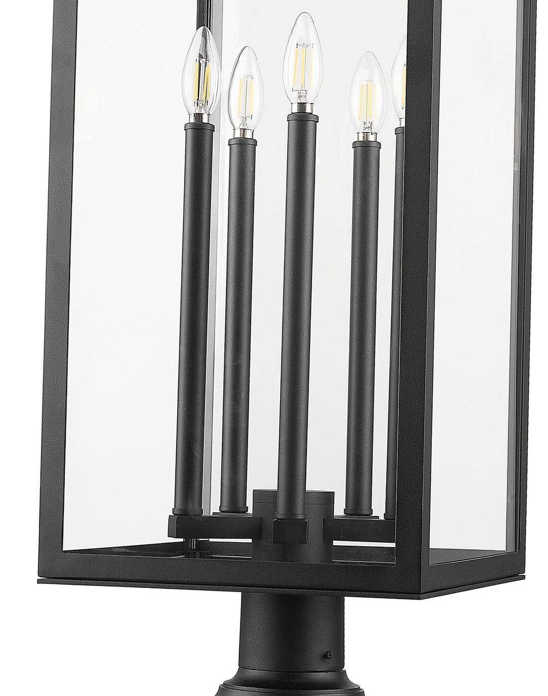 Z-Lite Canada - 5018PHXLR-533PM-BK - Five Light Outdoor Pier Mounted Fixture - Nova - Black