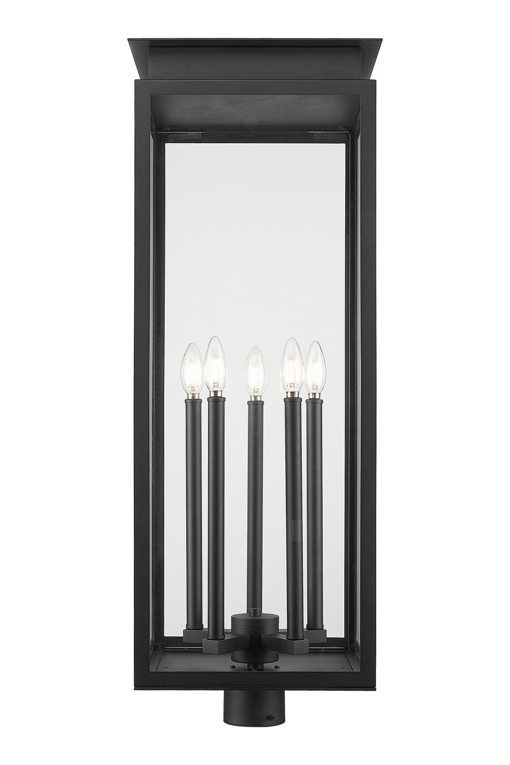 Z-Lite Canada - 5018PHXLR-BK - Five Light Outdoor Post Mount Fixture - Nova - Black