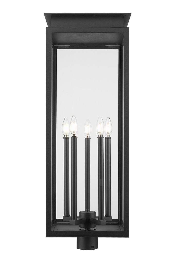 Z-Lite Canada - 5018PHXLR-BK - Five Light Outdoor Post Mount Fixture - Nova - Black