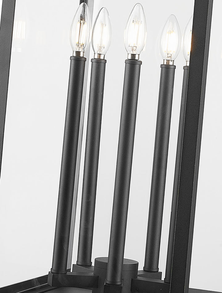 Z-Lite Canada - 5018PHXLR-BK - Five Light Outdoor Post Mount Fixture - Nova - Black