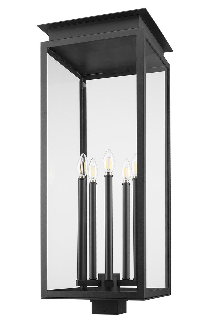 Z-Lite Canada - 5018PHXLS-BK - Five Light Outdoor Post Mount Fixture - Nova - Black