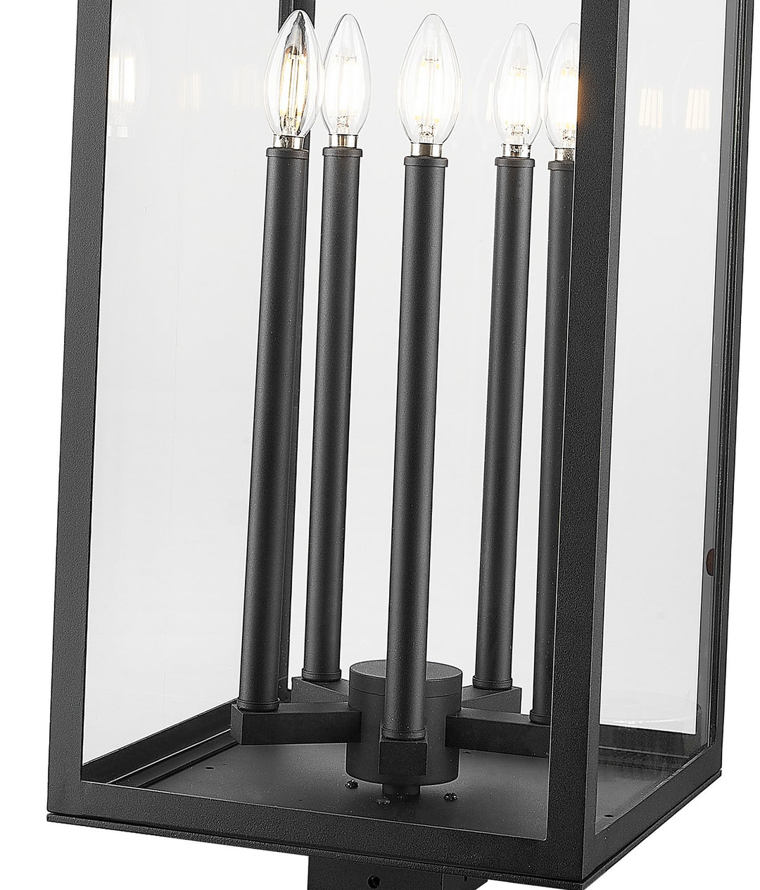 Z-Lite Canada - 5018PHXLS-BK - Five Light Outdoor Post Mount Fixture - Nova - Black
