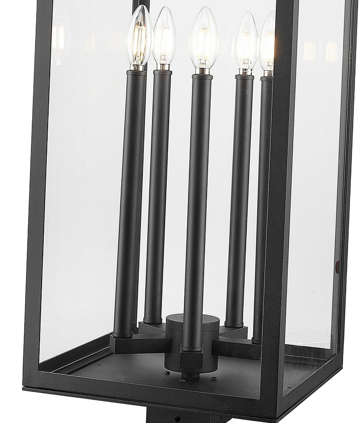 Z-Lite Canada - 5018PHXLS-BK - Five Light Outdoor Post Mount Fixture - Nova - Black