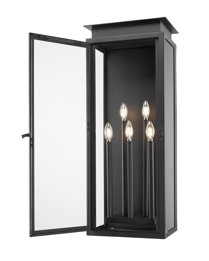 Z-Lite Canada - 5018XL-BK - Five Light Outdoor Wall Light - Nova - Black