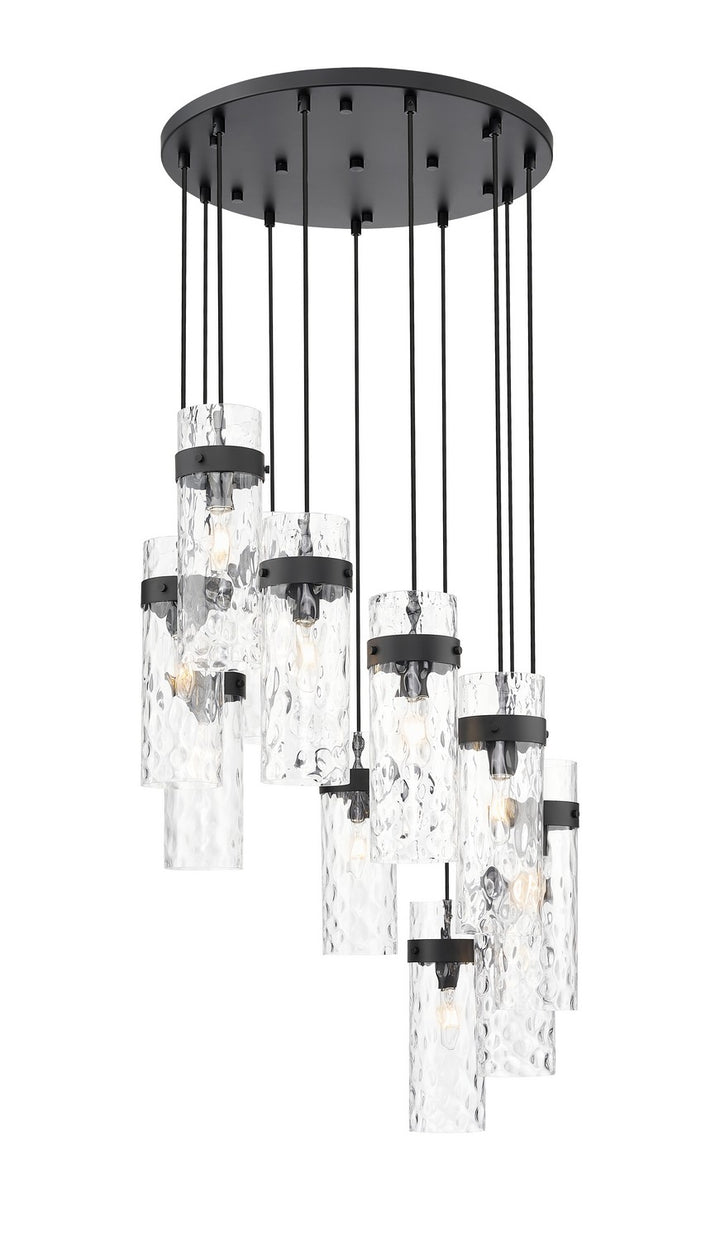 Z-Lite Canada - 7002P5-11R-MB - 11 Light Chandelier - Fontaine - Matte Black