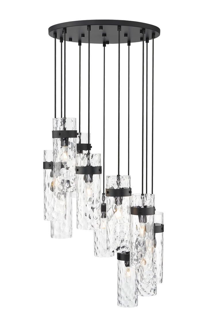 Z-Lite Canada - 7002P5-11R-MB - 11 Light Chandelier - Fontaine - Matte Black