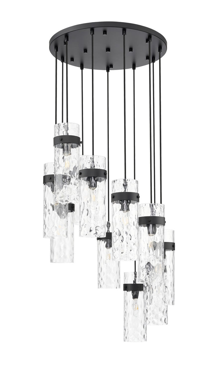 Z-Lite Canada - 7002P5-11R-MB - 11 Light Chandelier - Fontaine - Matte Black
