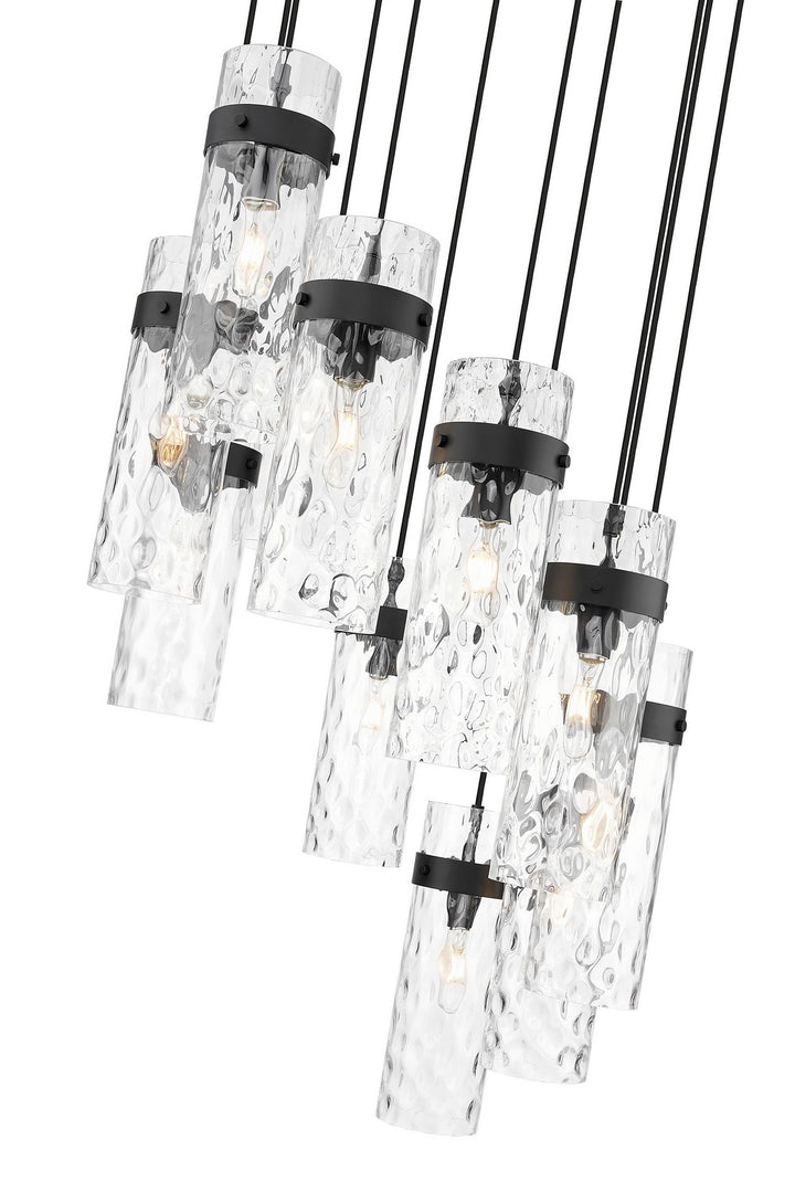 Z-Lite Canada - 7002P5-11R-MB - 11 Light Chandelier - Fontaine - Matte Black
