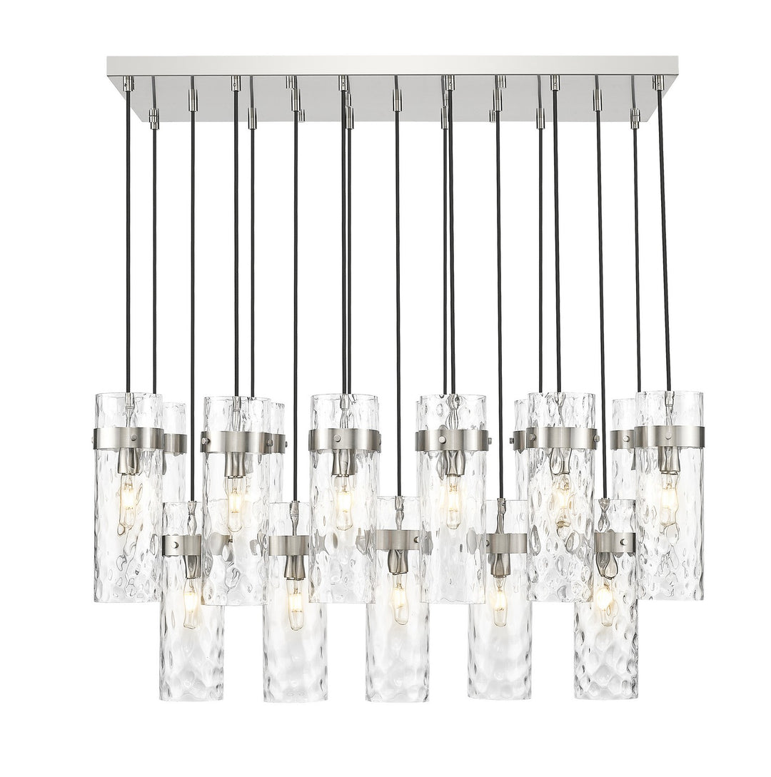 Z-Lite Canada - 7002P5-17L-BN - 17 Light Linear Chandelier - Fontaine - Brushed Nickel