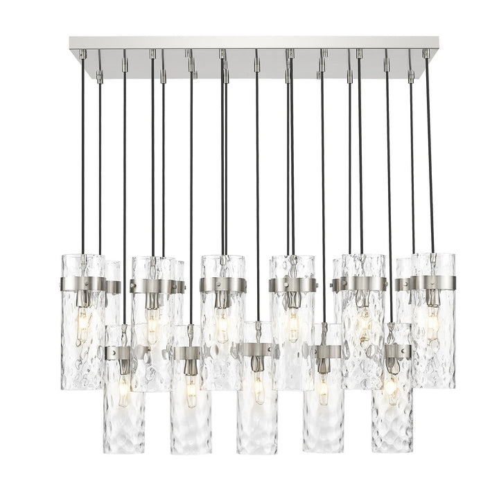 Z-Lite Canada - 7002P5-17L-BN - 17 Light Linear Chandelier - Fontaine - Brushed Nickel