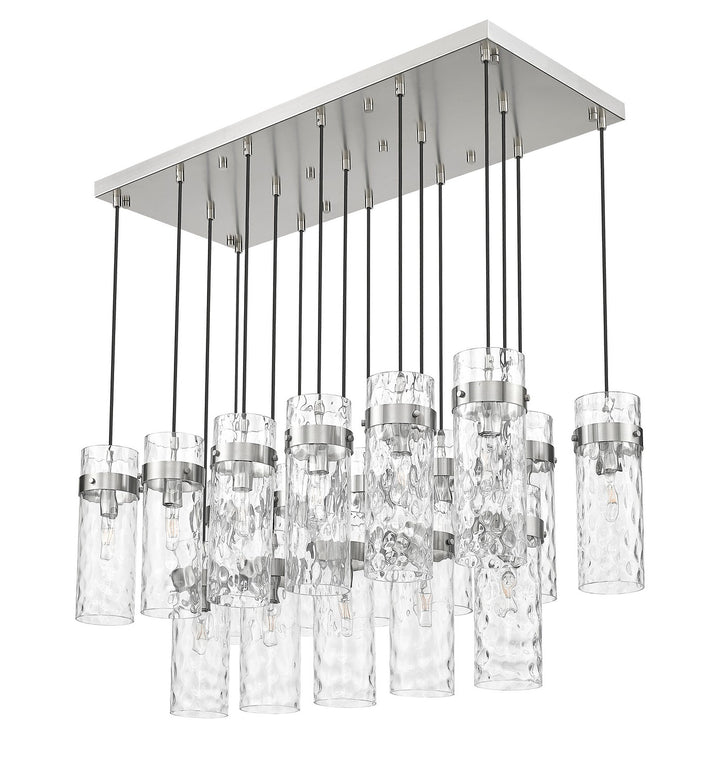 Z-Lite Canada - 7002P5-17L-BN - 17 Light Linear Chandelier - Fontaine - Brushed Nickel