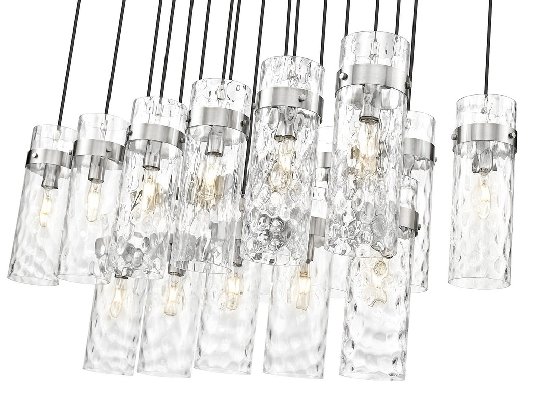 Z-Lite Canada - 7002P5-17L-BN - 17 Light Linear Chandelier - Fontaine - Brushed Nickel