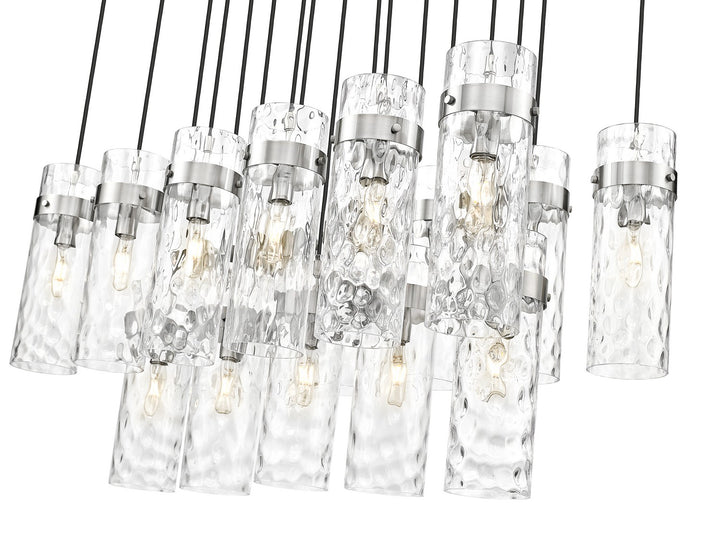 Z-Lite Canada - 7002P5-17L-BN - 17 Light Linear Chandelier - Fontaine - Brushed Nickel