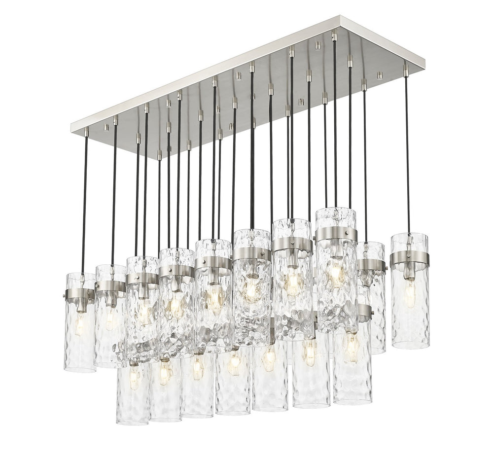 Z-Lite Canada - 7002P5-23L-BN - 23 Light Linear Chandelier - Fontaine - Brushed Nickel